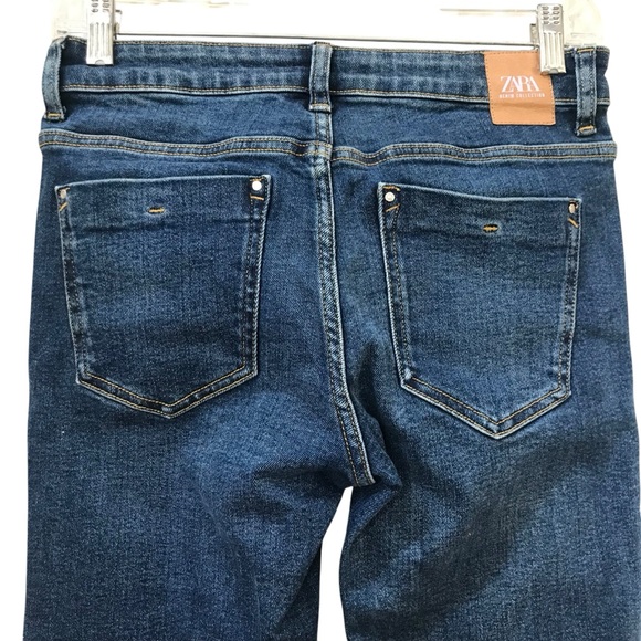 Zara Midrise Skinny Jean & American Eagle Soft Knit Distressed Mom Jean size 4 - Picture 12 of 14